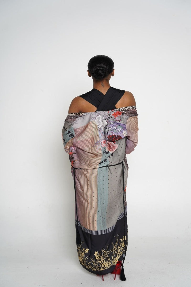Floral Cupra Kimono