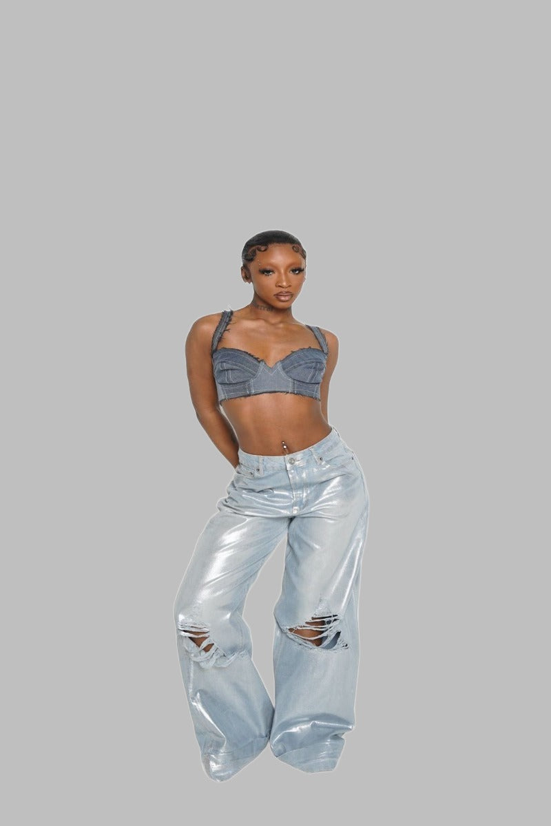 Renaissance Jeans Ice Blue Jeans