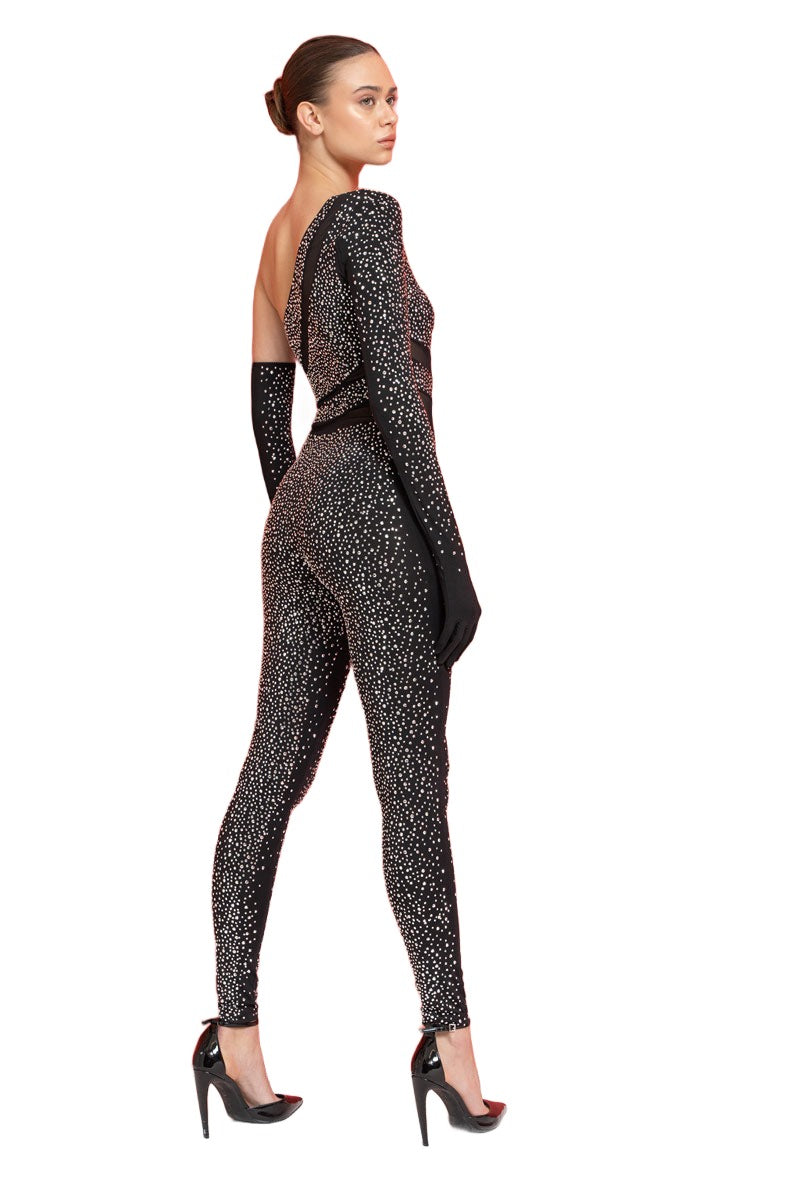 Connie Sheer Stretch Cutout Catsuit