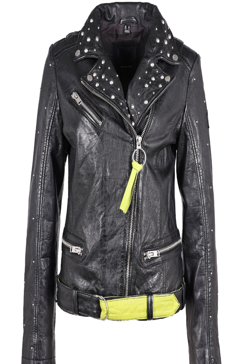No molestar chaqueta de cuero vegano