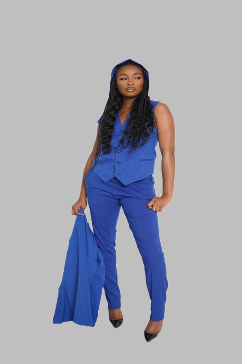 Royal Blue 3 Piece Suit