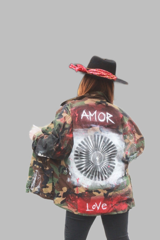 Chaqueta unisex de camuflaje Amor